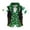 Tops-543Green, variant on LEKWK Boys St. Patrick's Day Shirt Faux Leprechaun Vest Graphic Short Sleeve Button Down Top Novelty Irish Costume