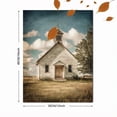 thumbnail image 3 of UXIEQU Vintage Church Wall Art Print Canvas Wall Art 15.75x11.81 INCHES, 3 of 8