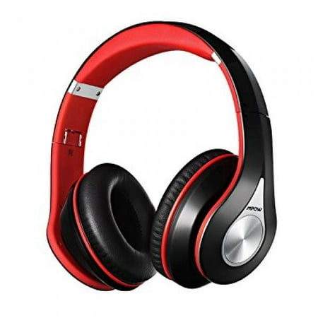 Mpow Bluetooth Headphones Over Ear, Hi-Fi Stereo Wireless Headset, Foldable, Soft Memory-Protein Earmuffs, w/ Built-in Mic and Wired Mode for PC/ Cell Phones/ TV