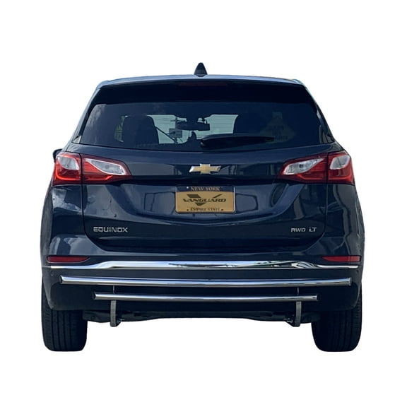 Vanguard VGRBG-1018-1274ESS Stainless Steel Double Layer Rear Bumper Guard | Compatible with 18-22 Chevrolet Equinox / 18-22 GMC Terrain
