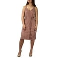 thumbnail image 3 of Women Vintage Sexy Cocktail Party Midi Spaghetti Strap Boho Dress, 3 of 9