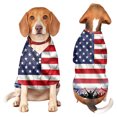 thumbnail image 5 of Dog Clothes,Pet Shirt Printed Clothes with American Flag,Soft Light & Breathable,Dog Top for Daily Pet Wear,Outdoor Walking Outfit,Pet Party Apparel, 5 of 7