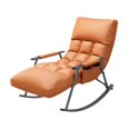 thumbnail image 3 of simhoa Fauteuil Berçant Dossier Réglable Fauteuil Décontracté pour Chambre Camping Bureau Orange, 3 of 8