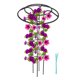 thumbnail image 1 of Enrejado de Jardín para Plantas Trepadoras al Aire Libre, Enrejado de Metal de 145 cm para Soporte de Flores en Enredaderas, Negro, 1 of 1