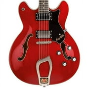 Hagstrom  Viking Cherry Red Maple Electric Guitar - 15104 Hj 50 Pickups