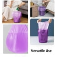 thumbnail image 3 of 8 Gallon Trash Bags Colored - Extra Thick Medium Garbage Bags 1.1 mil Strong, Leakage-Free,Unscented 30 Liter Thick for Bathroom, Office, Kitchen Waste Basket Trash Can (Purple, 100 Count), 3 of 15