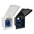 thumbnail image 1 of Campers Mains 230V 16A Flush Hook Up Socket Caravan Motorhome Camper Van RV Black White Charging Socket Power Interface, 1 of 5