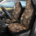 thumbnail image 2 of Kuiaobaty Car Seat Cover Soft Front Seat Protector for Men Women Washable Easy to Install Auto Decor, Camo Hunting Forest Brown, 2 of 7