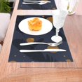 thumbnail image 5 of XMXY Woven Placemats Set of 6 PCS, Feathers Background Table Mats Washable Heat Resistant Placemats, 5 of 6