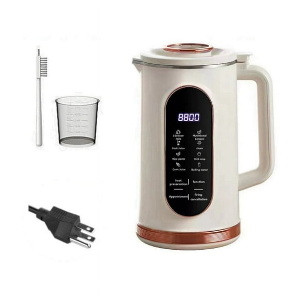 Electric Soy Milk Wall Breaking Machine 10-Leaf Blade Juicer Blender Mixer Soybean Maker US Plug