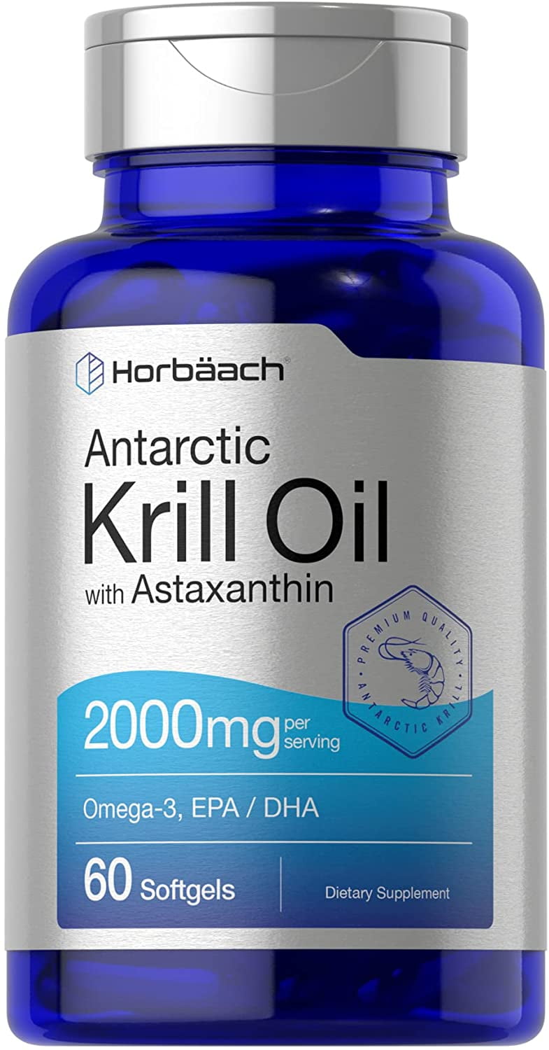 Pristine Foods Pure Krill Oil Softgels with Omega 3, EPA, DHA,  Phospholipids \u0026 Astaxanthin Maximum Strength - 30 Softgels - Walmart.com