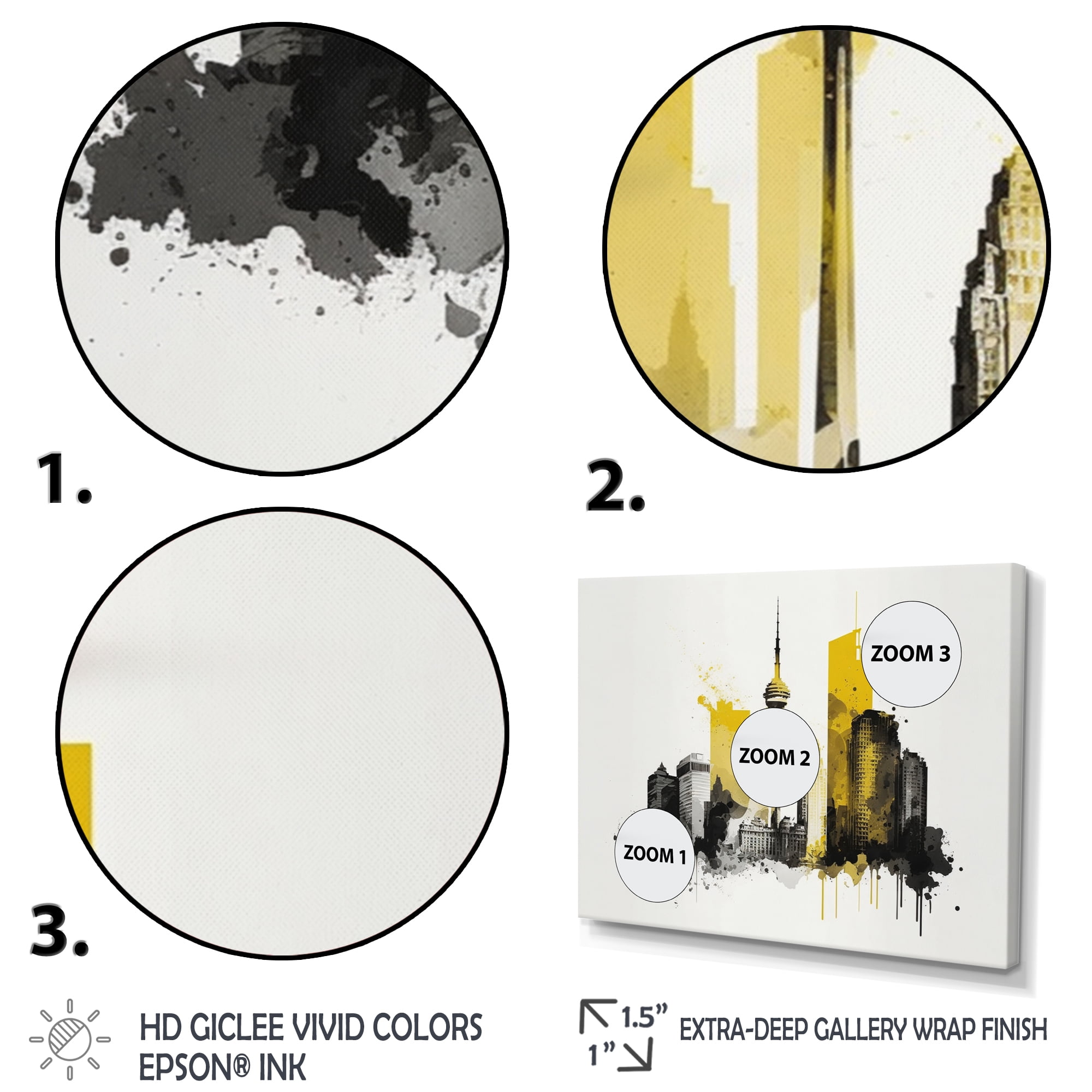 Designart Toronto Skyline VI Canvas Wall Art