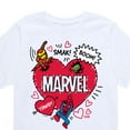 thumbnail image 3 of Marvel - Valentine Heart Scribble - Toddler and Youth Boys Short Sleeve Graphic T-Shirt, 3 of 5