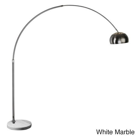 Karl Arco Mid Century Modern Marble Base Floor Lamp White Karl Arco Mid Century Modern Marble Base Floor Lamp White