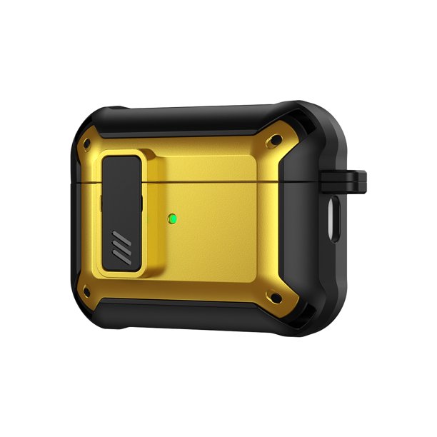 Audífonos Funda anticaída para con soporte para Apple Airpods Pro 2 (negro amarillo) Ehuebsd Para estrenar