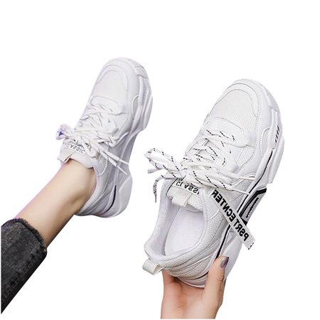 

Birdfly Women s Fashion Sneakers Casual Thick Bottom Increased Color Matching Daddy Shoes