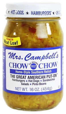 Mrs. Campbell's Sweet Chow Chow 16 oz (Pack of 6)