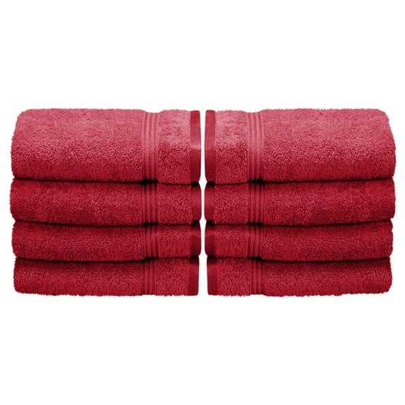 Egyptian Cotton 600 GSM, 8-Piece Hand Towel Set Mocha