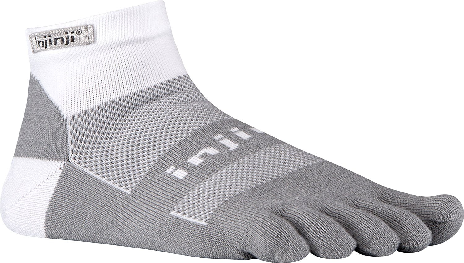 Injinji RUN Midweight Mini-Crew Running Toe Socks