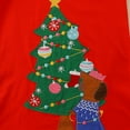 thumbnail image 4 of Gubotare Christmas Dress for Baby Girl Toddler Girls Applique Long Sleeve Dresses Size 3T 4T(Red,3-4 Years), 4 of 6