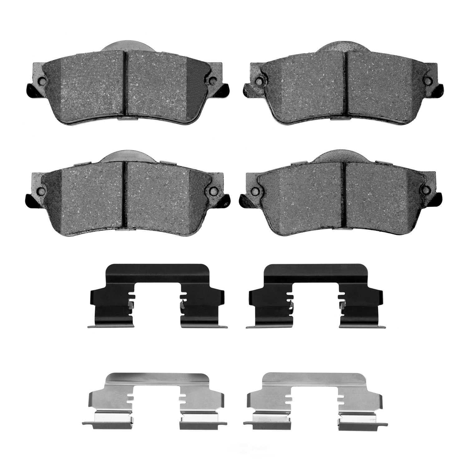 Dynamic Friction Company 1115-1352-01 DFC Active Performance Pads and Hardware Kit