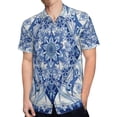 thumbnail image 4 of High Quality Hawaiian Shirts for Men Short Sleeve Aloha Beach Shirt Floral Summer Casual Button Down Shirts Blouses AMXP2Q, 4 of 7