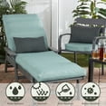 thumbnail image 5 of Greendale Home Fashions Outdoor 18'' x 18'' Round Seat Pad, Set of 2, Seaglass, 5 of 6