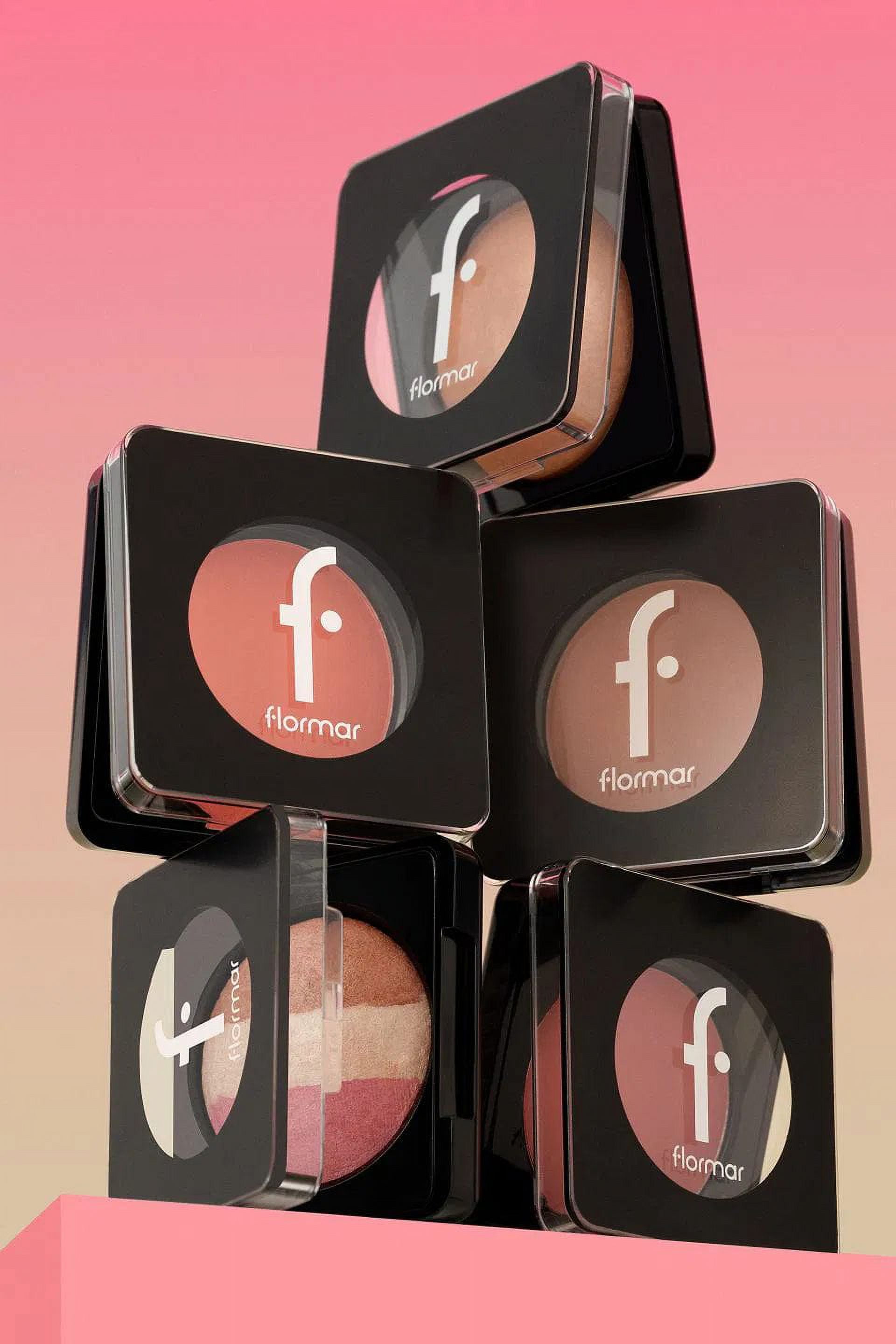 Flormar Baked Blush-On Highly Pigmented & Matte Finish Baked Blush 4g - 050 Peachy Bronze