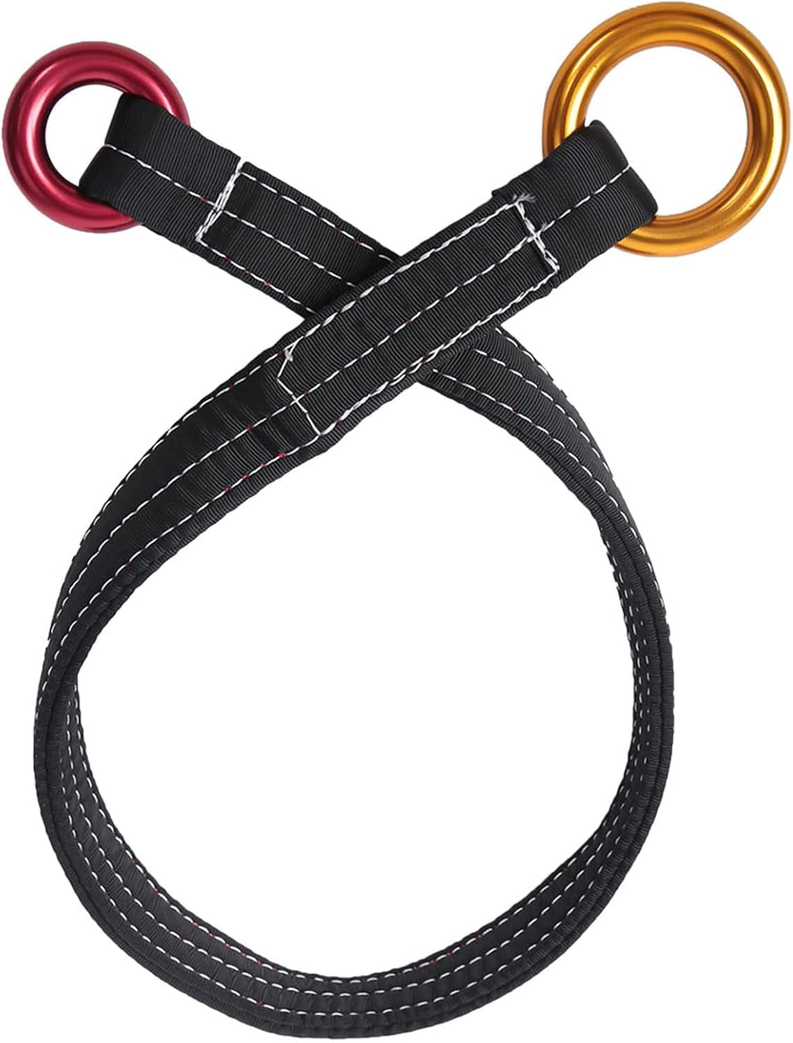 Climbing Lanyard for Tree Climbing, Outdoor Rock Climbing Wire Lanyard with Two Hanging Rings, Suitable for Sports