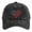 Black, variant on Men's Herringbone Tweed Baseball Cap Wool Blend Fitted Hat