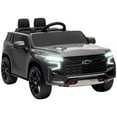 thumbnail image 1 of Aosom 12V Licensed Chevrolet TAHOE Ride on Car, Toddler Electric Car Grey, 1 of 9