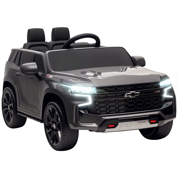 LHKJ 12V Licensed Chevrolet Tahoe Car with Remote Control, Ages 3-6, Gray