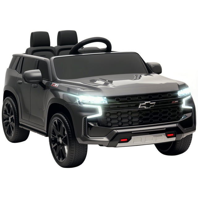 Aosom 12V Licensed Chevrolet TAHOE Ride on Car, Toddler Electric Car Grey