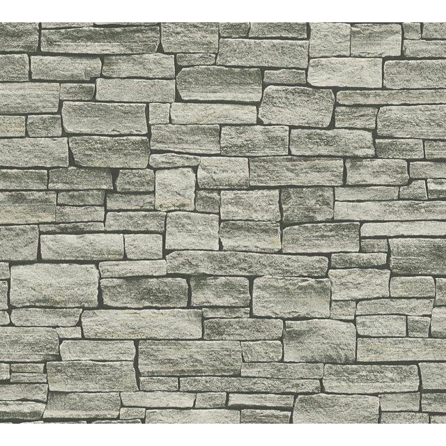 Best OF Wood'n Stone - Rouleau de Papier Peint Moderne en Pierre de Bois