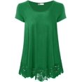thumbnail image 1 of HSHDLDF Plus Size Swing Lace Flowy Tank Top for Women, 1 of 4