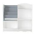 thumbnail image 4 of Tcbosik Bookshelf with Storage for Small Space, 3-Tier Bookcase with Open Shelves, Display Rack for Living Room, Easy Assembly, White, 4 of 8