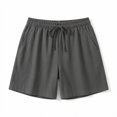 thumbnail image 5 of KPOPLK Running Shorts for Women Quick Dry High Waisted Athletic Short Workout Gym Shorts with Pockets Size M,Dark Gray, 5 of 8
