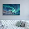 thumbnail image 5 of Epic Graffiti 'Aurora Borealis In Norway Green' by Epic Portfolio, Giclee Canvas Wall Art, 60"x40", 5 of 8