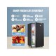 thumbnail image 2 of WANAI Mini Fridge 3.2 Cu.Ft Single Door Compact Refrigerator with Freezer, 5 Level Adjustable Thermostat, Small Fridge for Dorm Office Bedroom LED Lig, 2 of 5