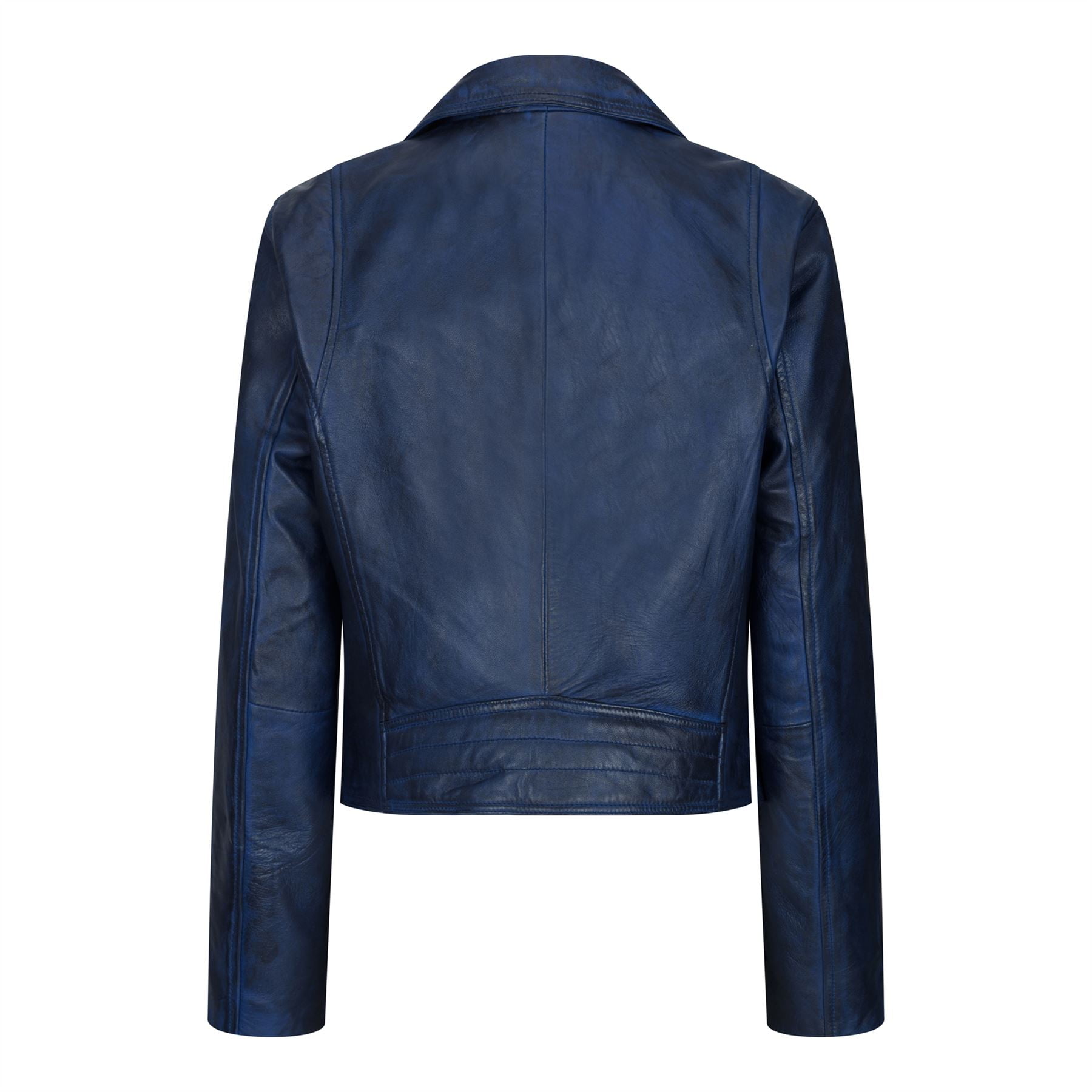 Women's Leather Biker Jacket Tan Black Red Yellow | Infinity