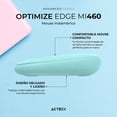 thumbnail image 4 of Mouse ACTECK OPTIMIZE EDGE MI460 Ultra Delgado 1600dpi 2 Botones Inalambrico USB 2.4 Ghz Tiffany verde, 4 of 5