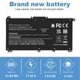 thumbnail image 3 of 11.34V 41.04Wh Laptop Battery for HP Pavilion 15-EG 15-EH 17-CN 17-CP 15-eg0073cl 15-eg0070wm 15-eh0050wm 17-cn0xxx 17-cn0023dx 17-cn0053cl L96887-421 L96887-AC1 HWO3XL HW03041XL L96887-1D1 41.04Wh, 3 of 11