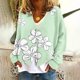 thumbnail image 1 of Cárdigan informal para mujer, chaqueta con botones estampados, abrigo de moda, blusa de poliéster para mujer, 1 of 5