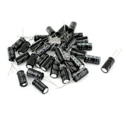 30pcs 10 x 20mm Cylindrical Radial Lead Electrolytic Capacitor 105C 2200uF 16V