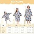 thumbnail image 3 of joogoo Wearable Blanket Hoodie for Cartoon Bears Oversized Sherpa Hooded 3-14 YR M, 3 of 7