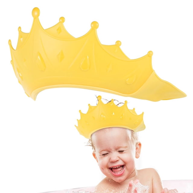 Bonnet de Douche en Silicone Réglable Bonnet de Douche pour Enfants Chapeau de Protection Doux Chapeau de Visière de Sécurité Drôle pour les Tout-Petits