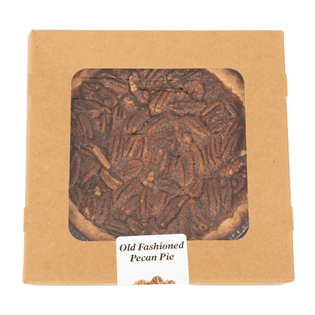 Table Talk Pies, Old Fashioned Pecan,Net wt 22 oz (1 lb) 624g, Shelf-Stable, Round, Whole, Cardboard Box
