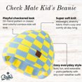 thumbnail image 2 of Britt's Knits Check Mate Stretchy Knit Beanie - Yellow (Kid's), 2 of 6