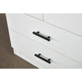thumbnail image 6 of Sophshelter White Armoire Wardrobe Closet Armoires and Wardrobes with 2 Drawers 2 Doors Wardrobe Cabinet with Mirror and Black Handles 31.5''Wx 18.9''D x 70.87''H, 6 of 8