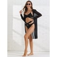 thumbnail image 5 of DARING DIVA Women's Adjustable Spaghetti Straps Bikini Set X-Small Black, 5 of 6